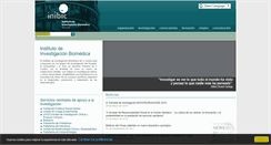 Desktop Screenshot of inibic.es