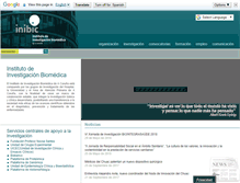 Tablet Screenshot of inibic.es